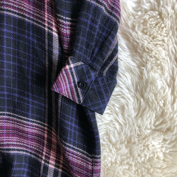 Cloth & Stone Versify Plaid Tunic Dress Top XS - Picture 5 of 10